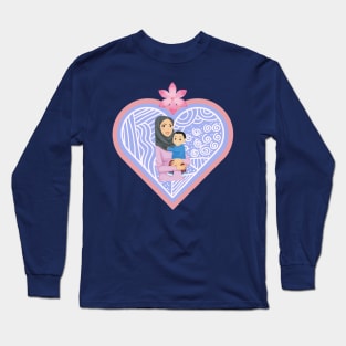 Arab mother and child Long Sleeve T-Shirt